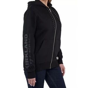 NEW Kirkland Signature Logo Zipper Hoodie Hoody Costco
